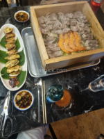 늦은저녁ㅎ오징어순대+편백우삼겹숙주찜
