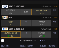 주력 적중