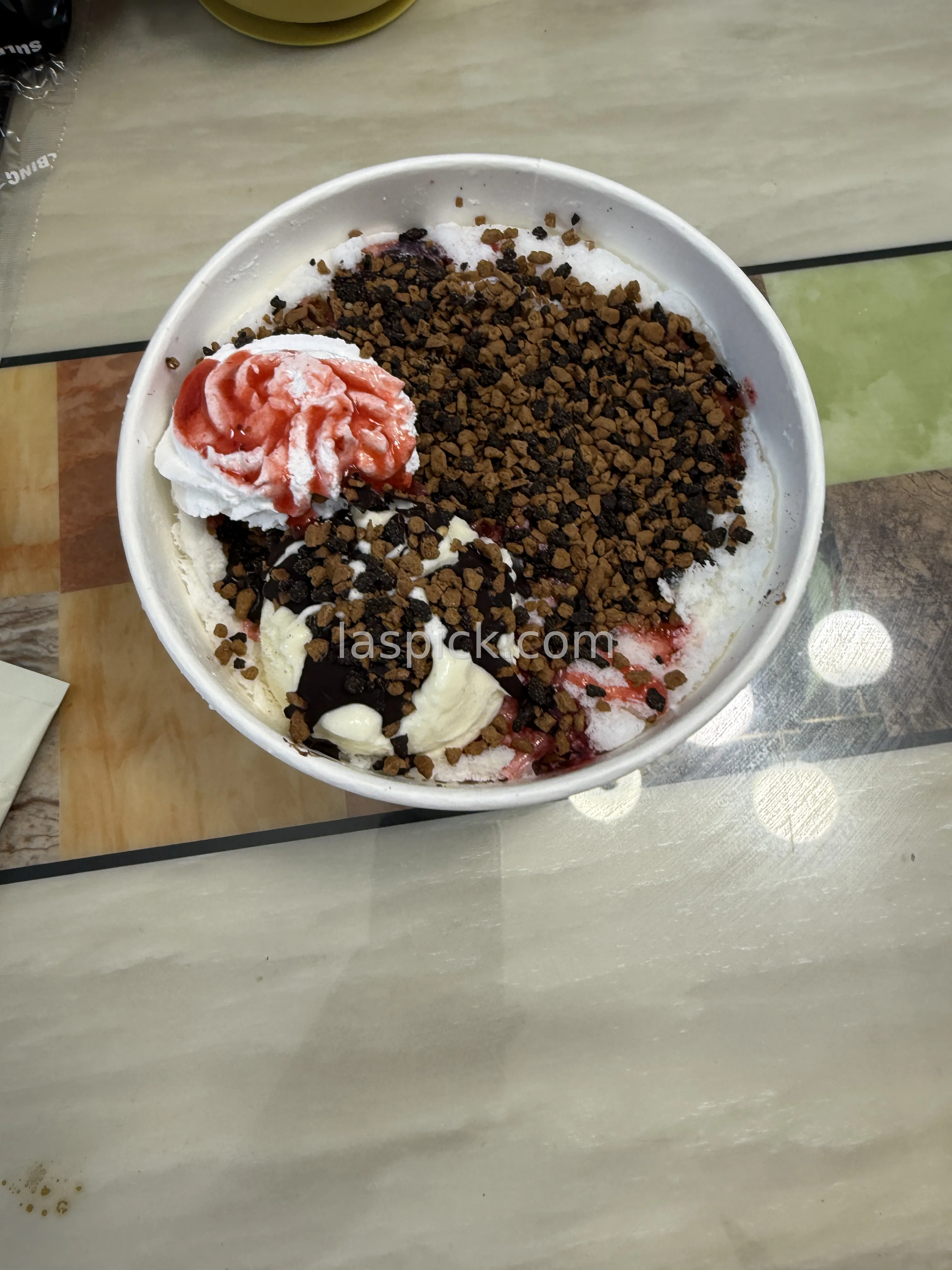 오늘 간식(설빙 ㅋㅋ)밍밍님쓰 텔파