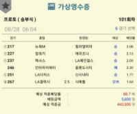 오전경기 살포시~~