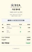 일야 적중내역