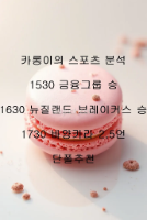 꿀벳 오후 스포츠 분석